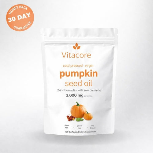 Vitacore Pumpkin Seed Oil 3,000mg softgels pouch
