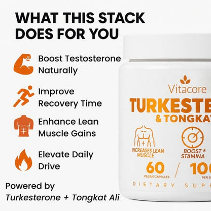 What Turkesterone & Tongkat Ali does for you