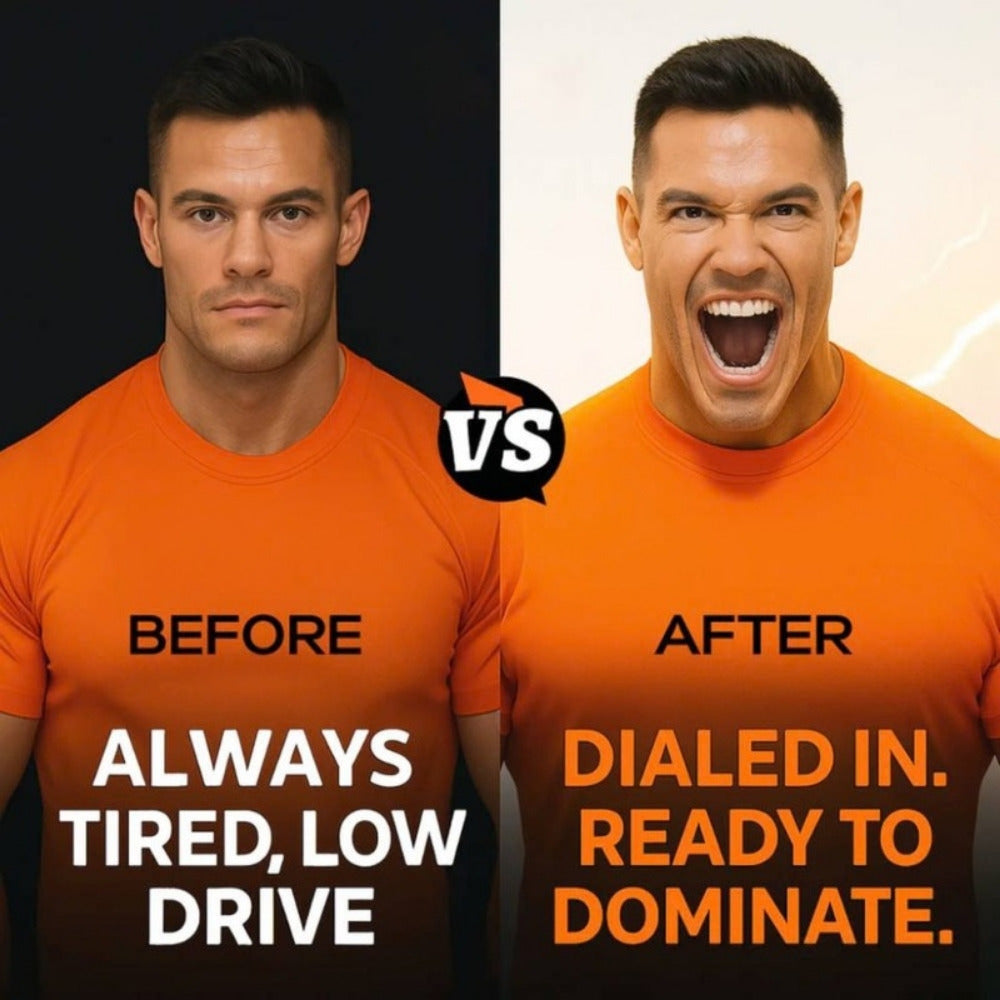 Before and after energy and drive