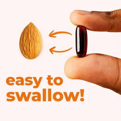 Easy-to-swallow pumpkin seed oil softgel